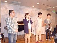 下写真：2011年度互助会の様子（神戸コンチェルト　ディナークルーズ）